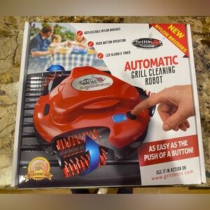 Grillbot Automatic Grill Cleaning Robot - Red